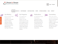Tablet Screenshot of persontoperson.org